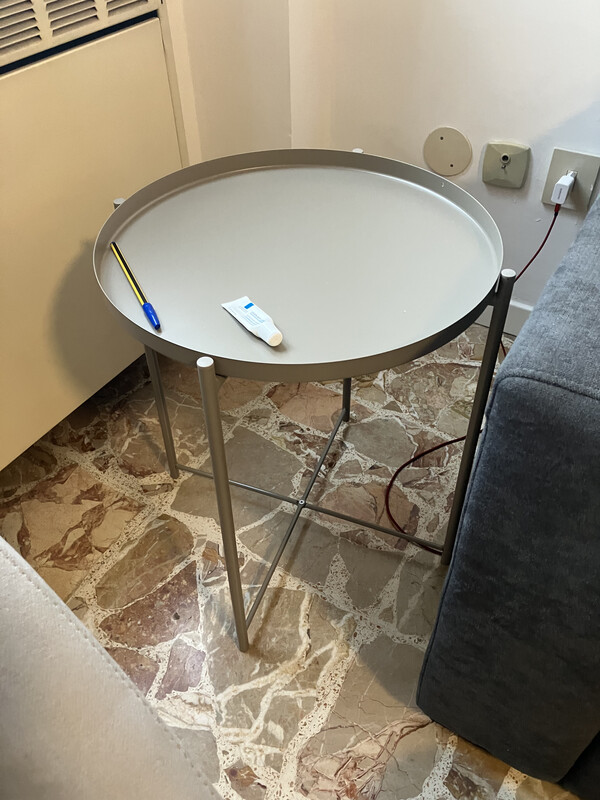 Small grey coffee tables