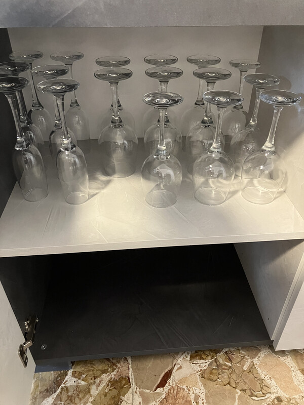 Wine and champagne glasses