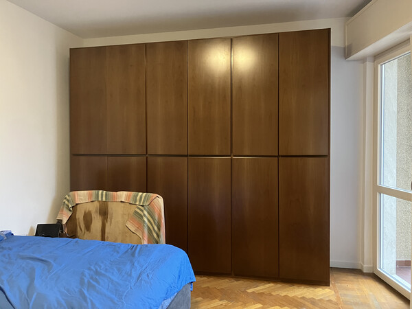 Brown wardrobe